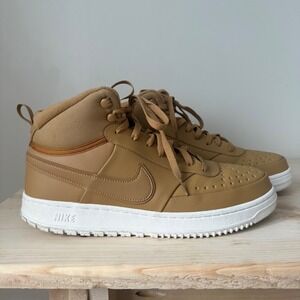 Nike Court Vision Mid Next Nature Wheat Tan Men's 12 Sneakers DR7882-700